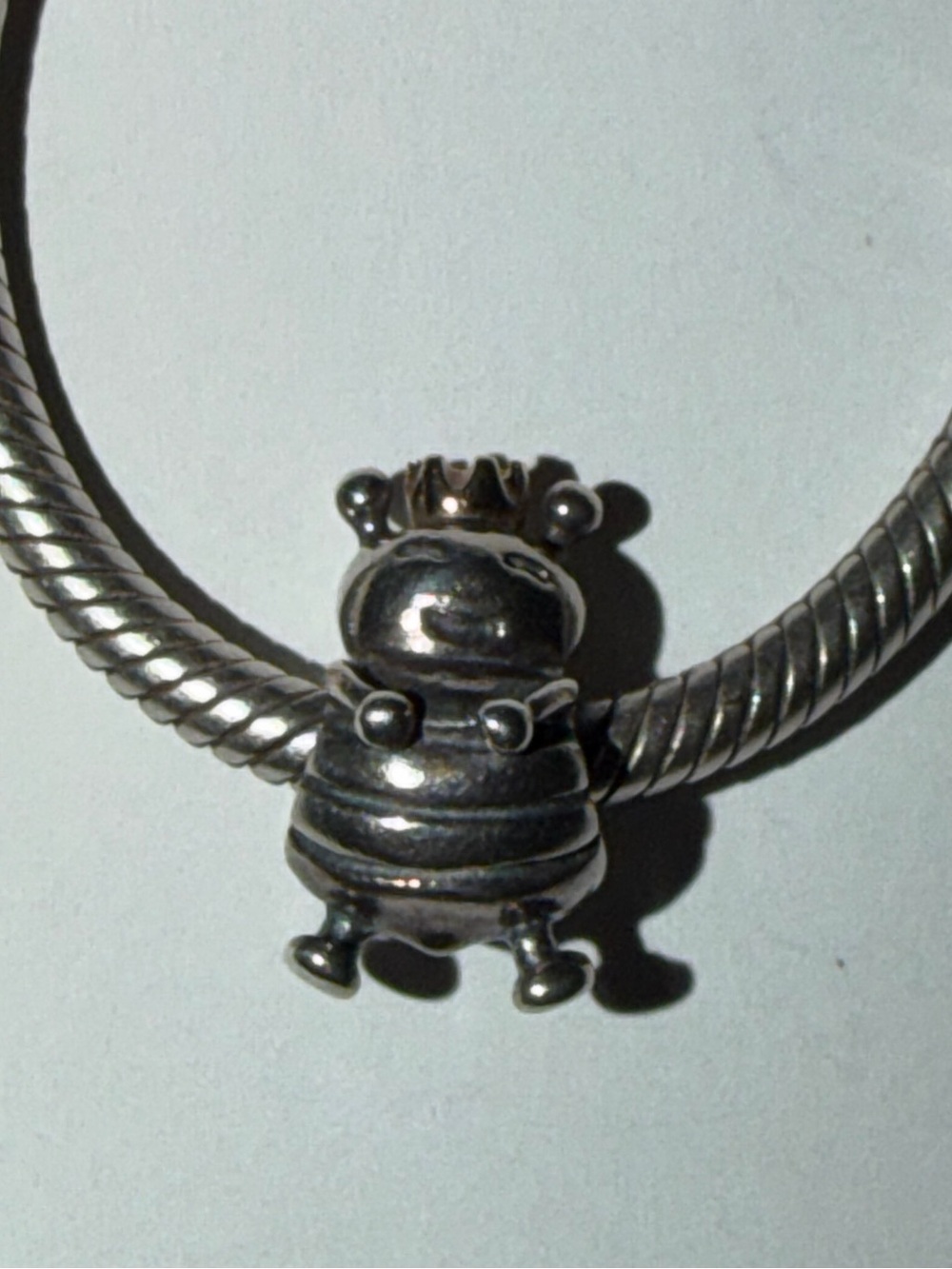 Pandora Queen Bee Two-Tone charm 925 ALE Retired #790227